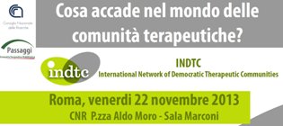 Conferenza "Cosa Accade Nel Mondo Delle Comunit Terapeutiche"